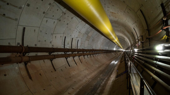 Inside the Long Itchington Wood HS2 tunnel